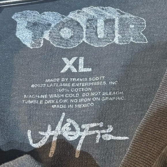 Travis Scott 2024 The Circus Maximus Utopia Tour Monteal Show T-Shirt Men's XL - Picture 4 of 8